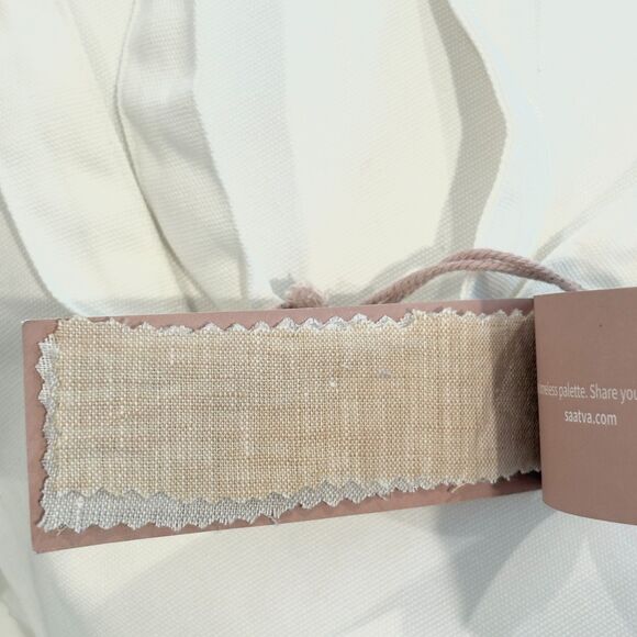 Saatva Heritage Flax Linen Queen Duvet Cover and Sham Pillow Case Set Beige - Picture 9 of 12